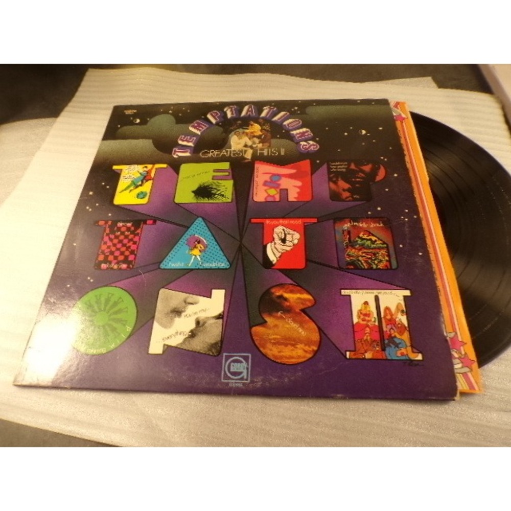 The Temptations Greatest Hits II Vinyl LP Gordy GS95 1970 Motown Soul R&B Record